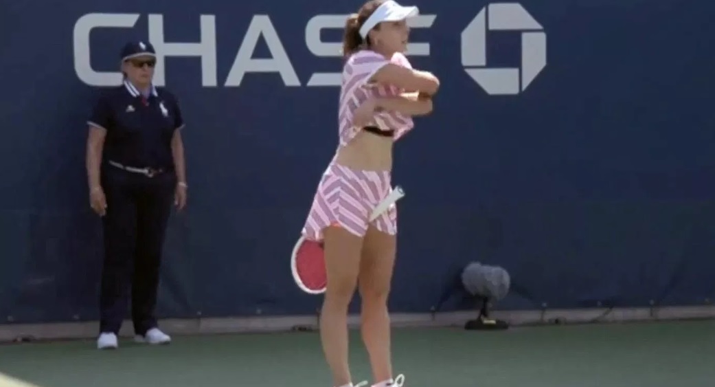 US OPEN ALIZE CONTROVERSY IF MEN CAN TAKE SHIRTS OFF WHILE