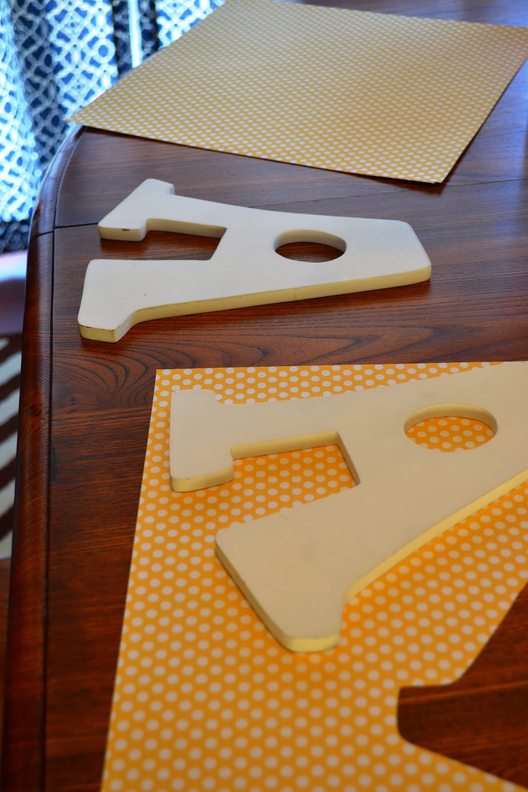 How To Mod Podge Wooden Letters