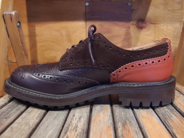 nepenthes trickers multi tone brogue 