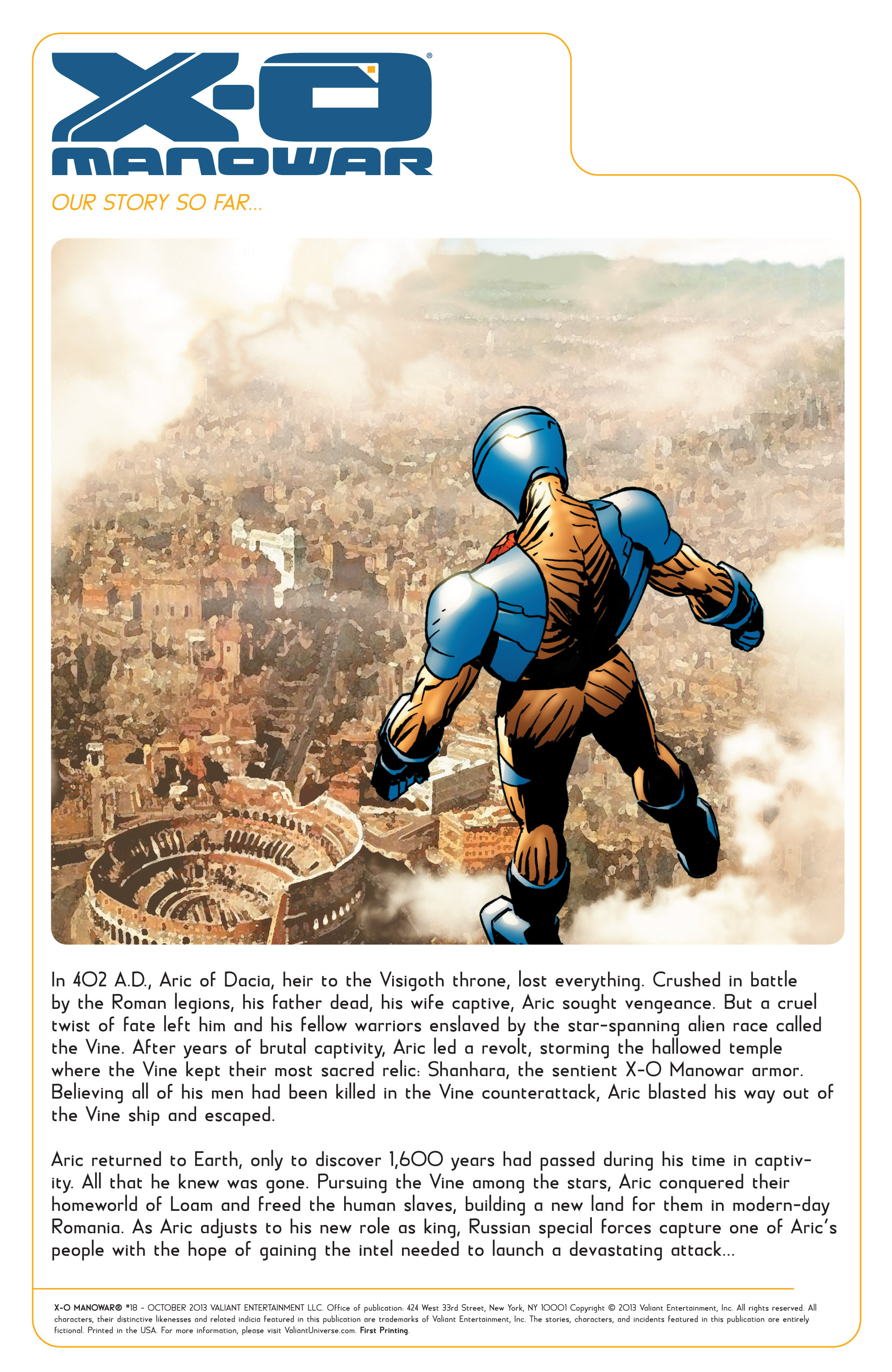 Read online X-O Manowar (2012) comic -  Issue #18 - 2