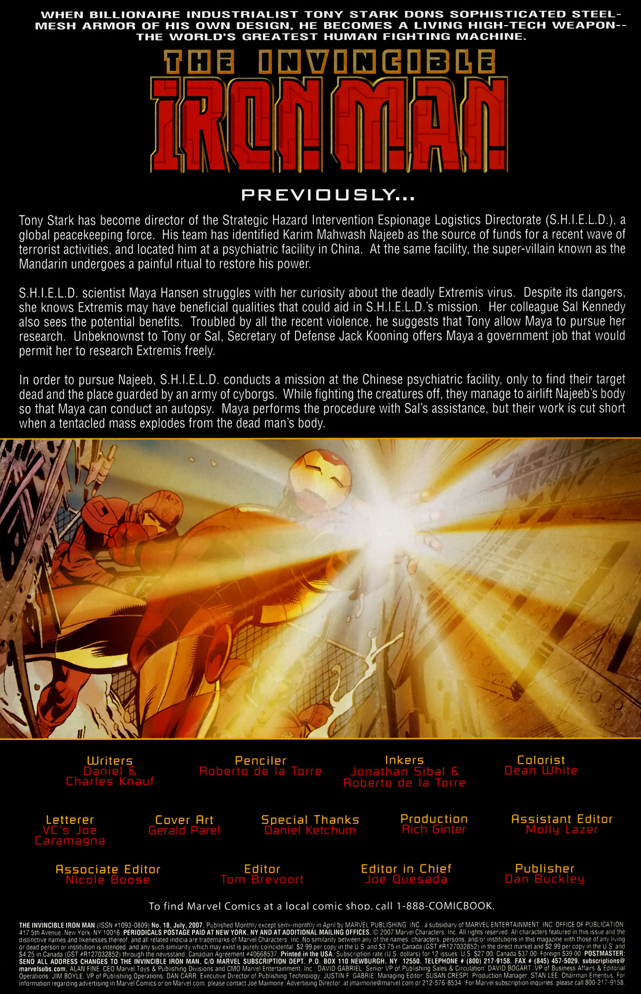 Read online Iron Man (2005) comic -  Issue #18 - 2