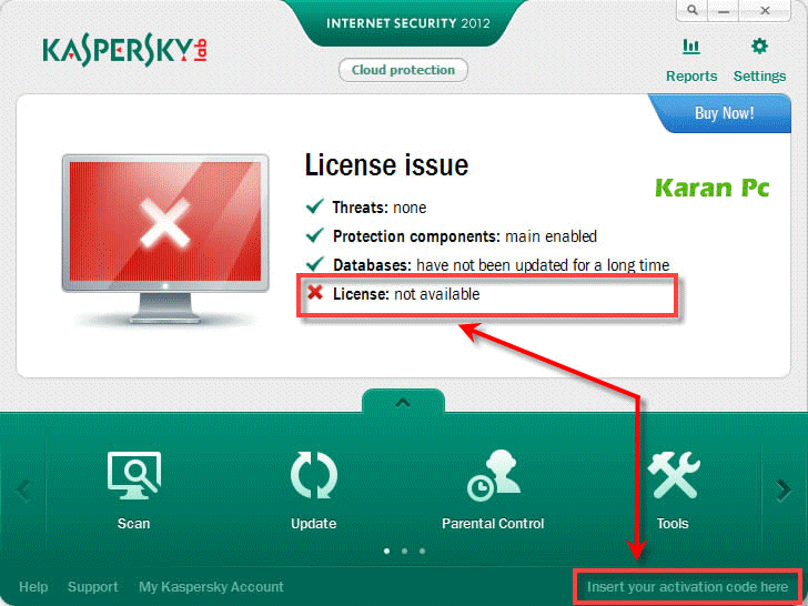 License key of All Kaspersky Products.