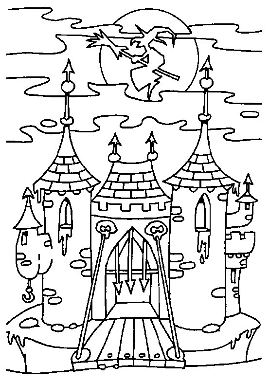 Download castle coloring page - Free Coloring Pages Printables for Kids