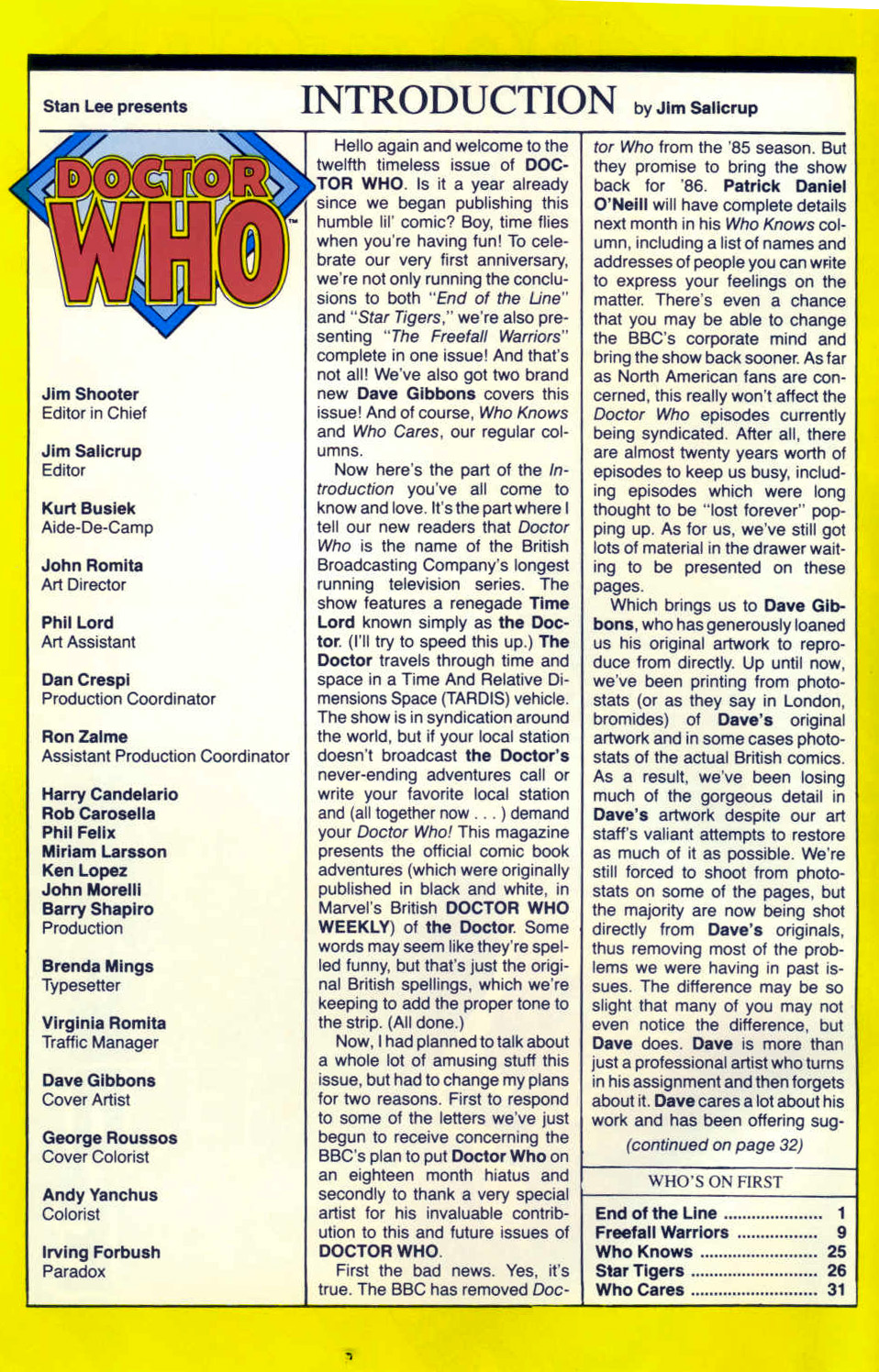 Read online Doctor Who (1984) comic -  Issue #12 - 2