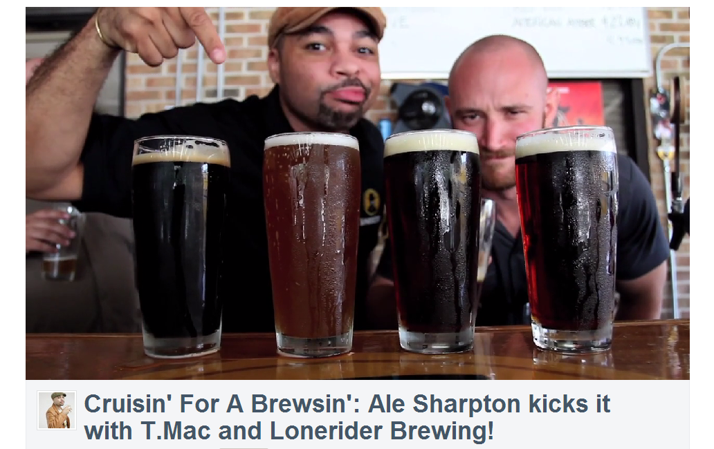  Ale Sharpton Cruises For A Brewsin' with Lonerider and T-MAC