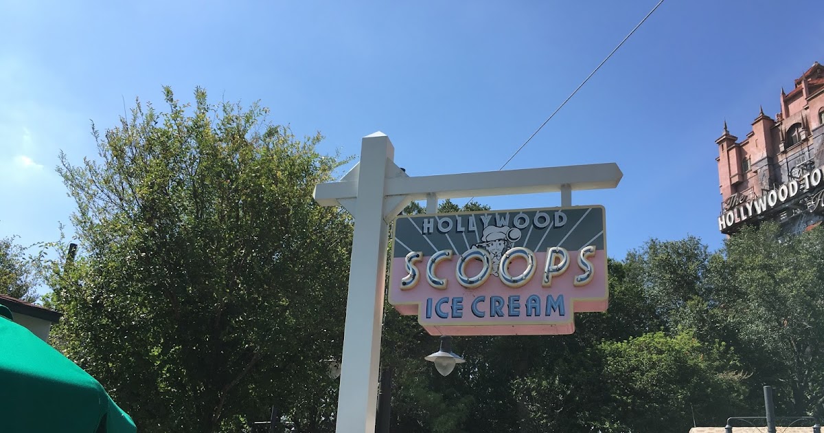 暑い日のクールダウンに！"HOLLYWOOD SCOOPS ICE CREAM" at Hollywood Studios