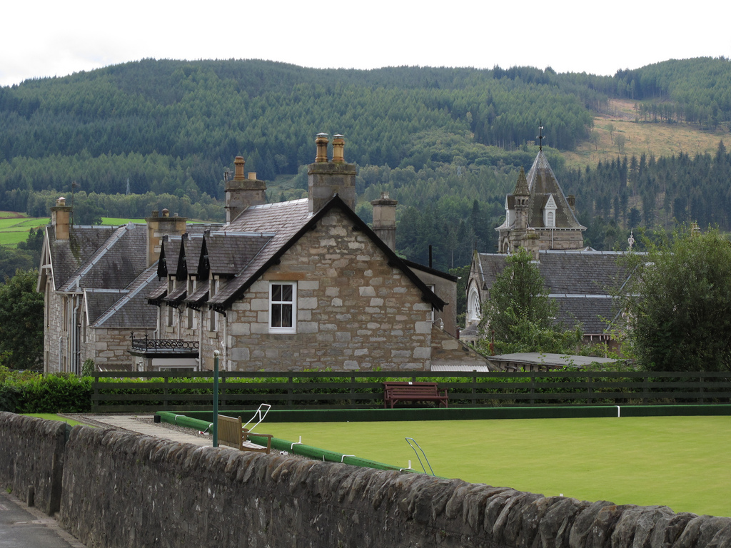 Craigatin House and Courtyard Pitlochry Scotland Pictures of
