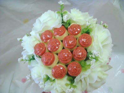 Wedding Flower Bouquet with Chocolates