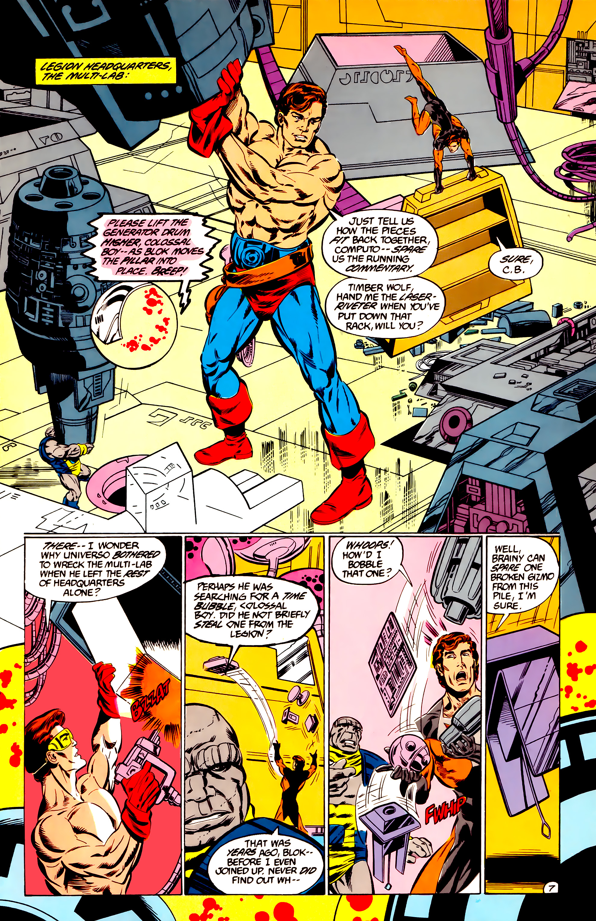 Read online Legion of Super-Heroes (1984) comic -  Issue #36 - 8