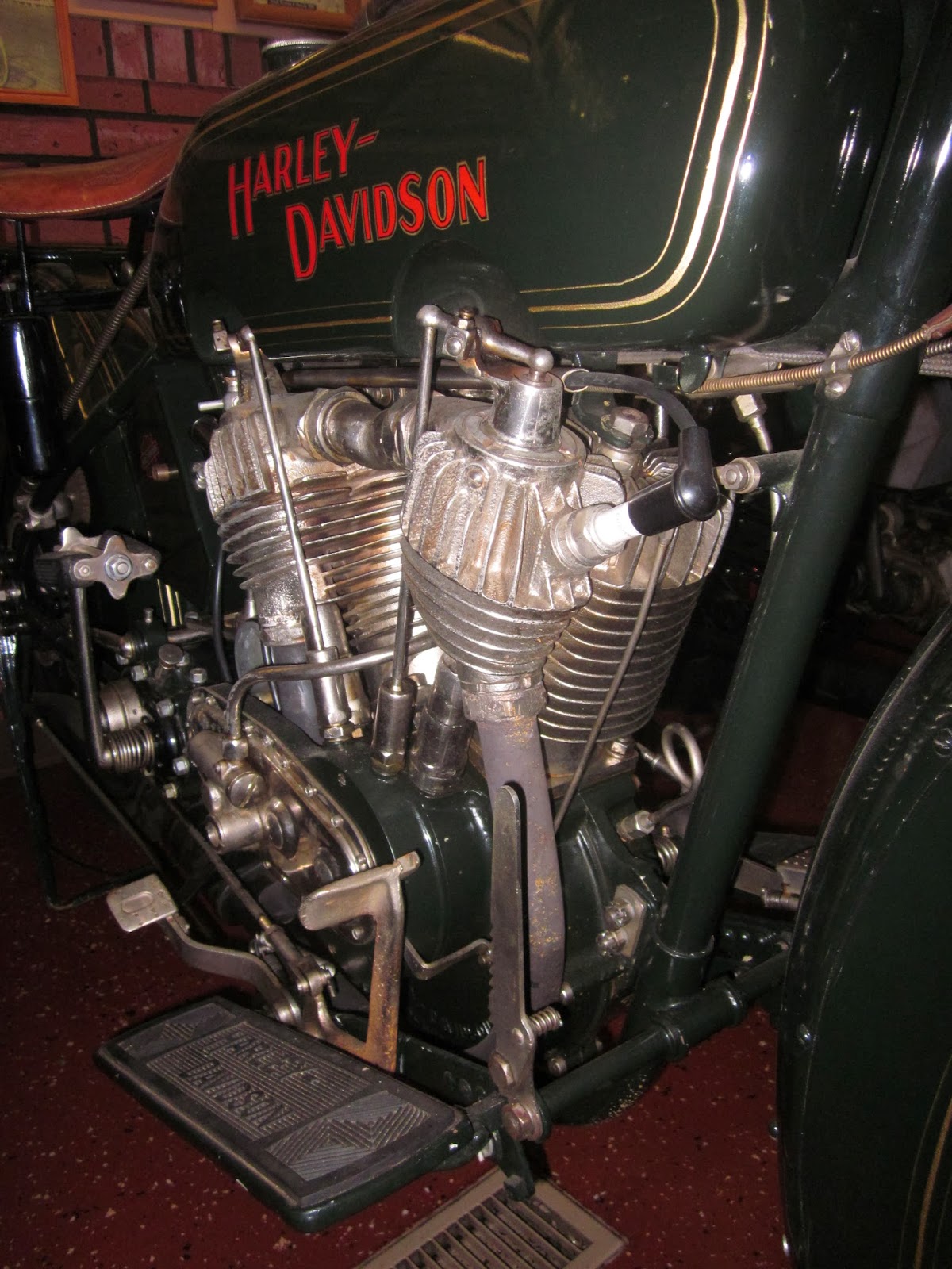 OldMotoDude 1923 Harley Davidson on display at the World of