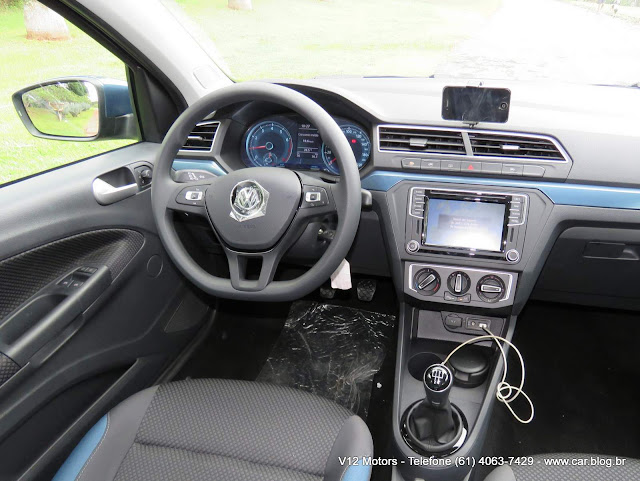 Novo VW Gol 2017 Comfortline - interior