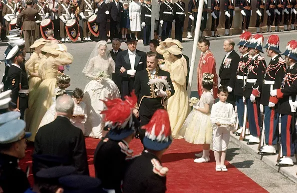 To mark 60 years since the fairytale wedding of Grace Kelly and Prince Rainier of Monaco III, the palace has released previously unseen images from their archives.