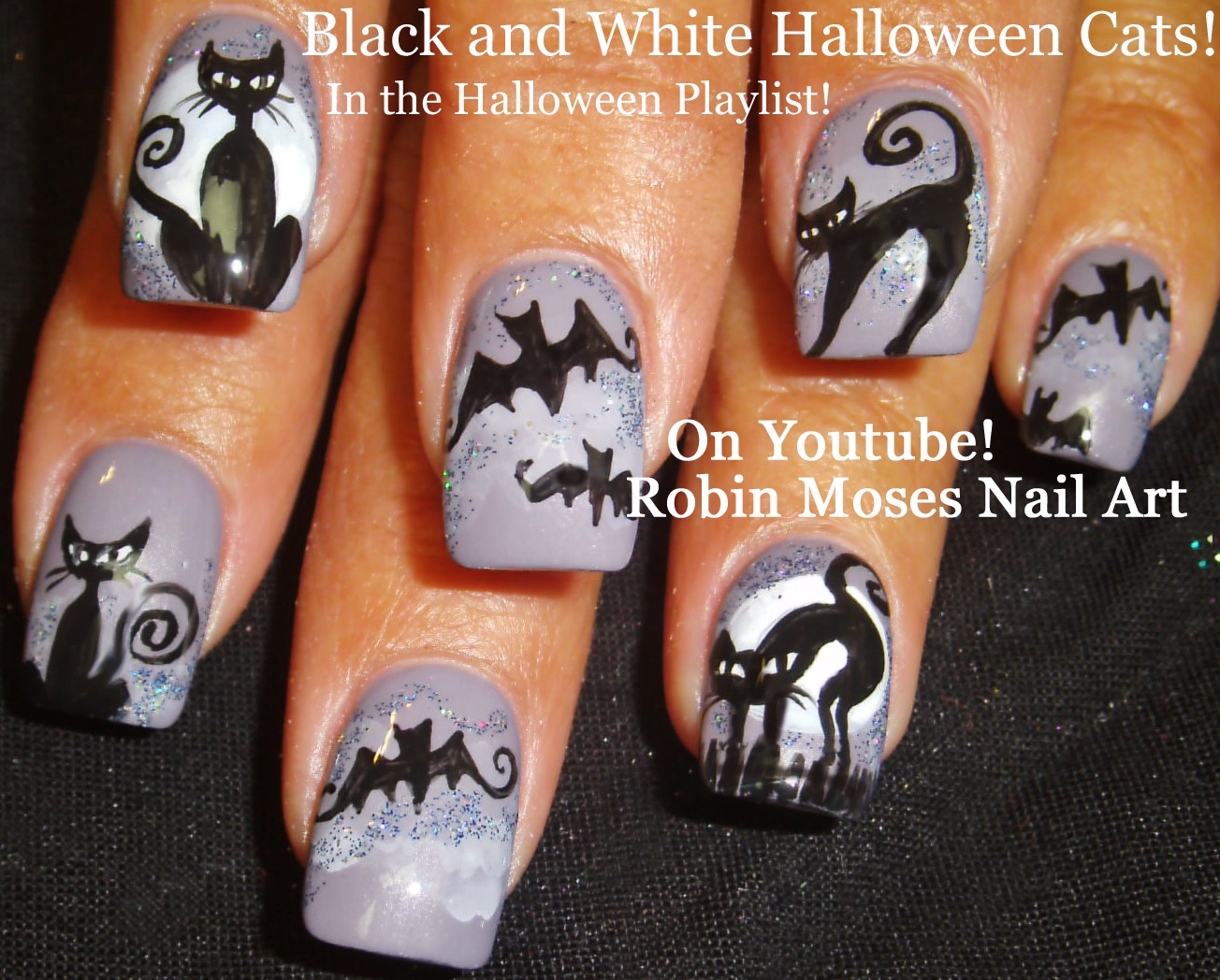 5. Ghostly Graveyard Nails - wide 3