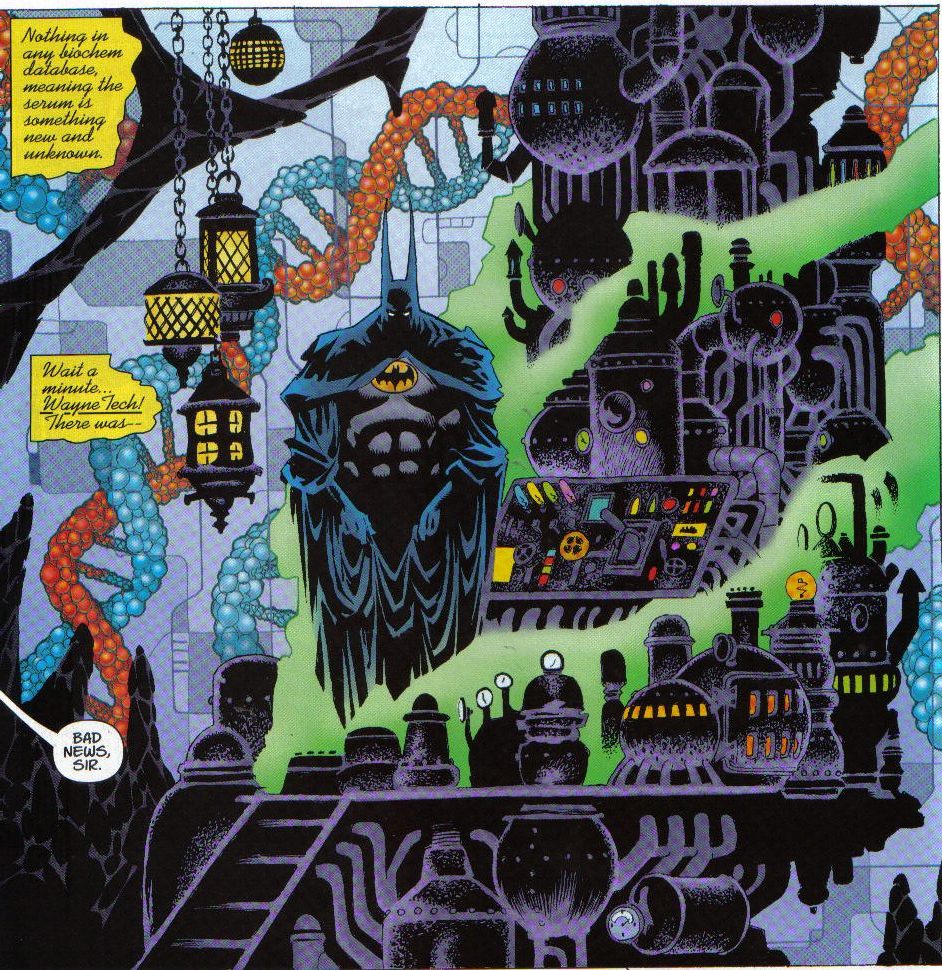 Random Happenstance: From Batman: Unseen, three looks into the Batcave.