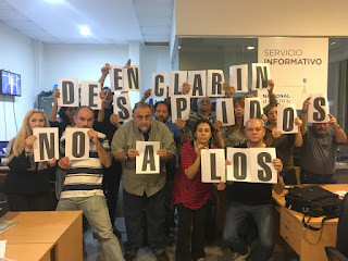 No a los despidos en Clarín!