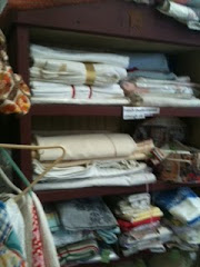 Antique French linens and fabric