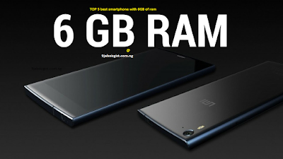 TOP 5 best smartphone with 6GB of ram 