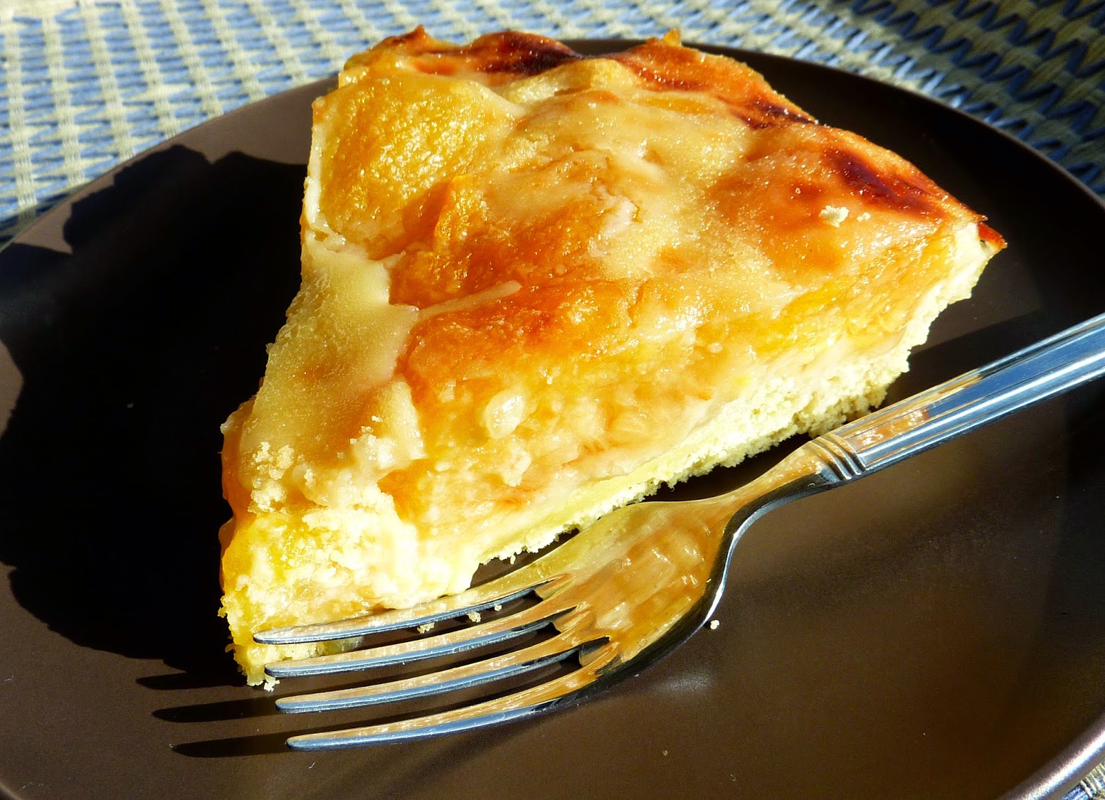 Tartaleta o Kuchen sin gluten de Ciruela