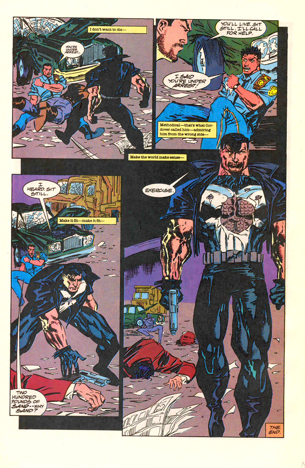 Read online The Punisher (1987) comic -  Issue #81 - Bodies of Evidence - 23