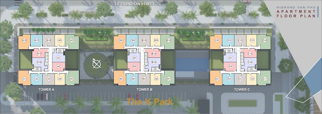 Mặt bằng chung cư The K-Park Mặt bằng chung cư The K-Park