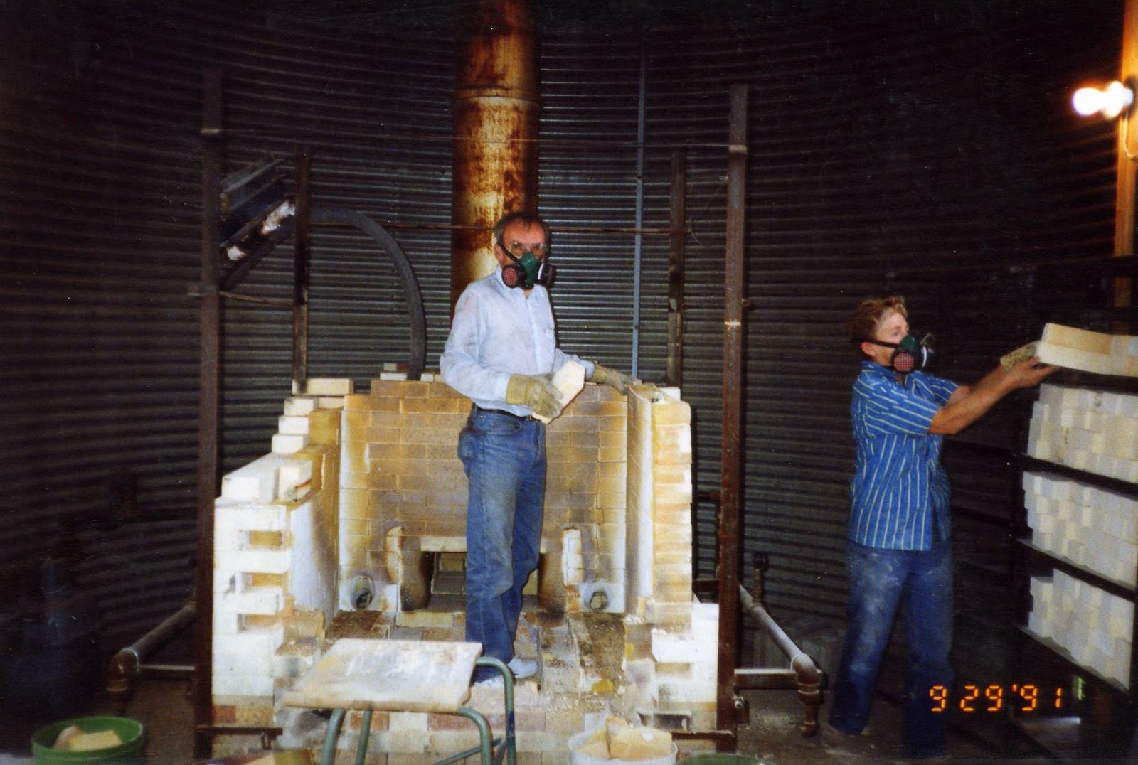 Parkland Potters 35th Anniversary Rebuilding the Kiln