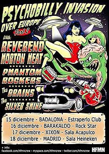 Reverend Horton Heat en Barcelona, Madrid, Bilbao y Gijón en diciembre