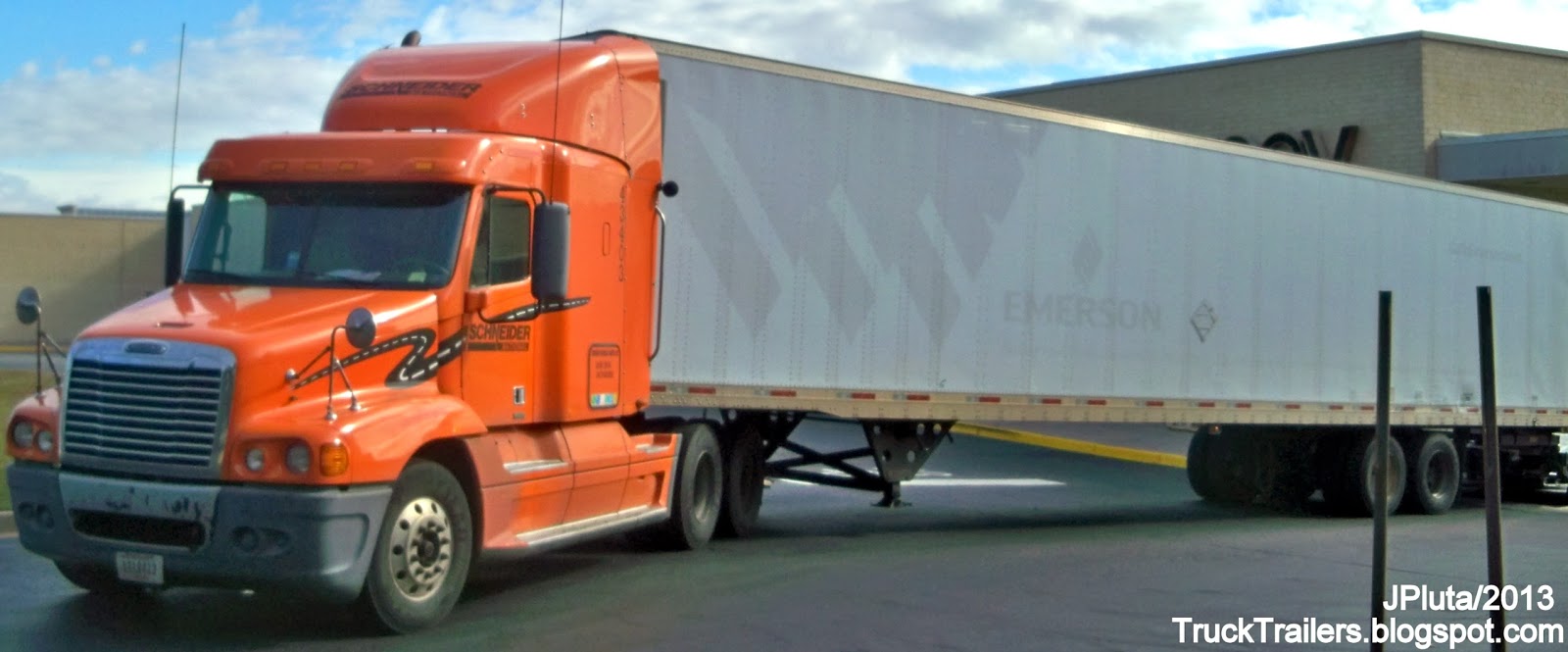 TRUCK TRAILER Transport Express Freight Logistic Diesel