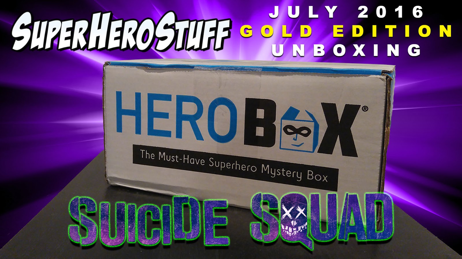 HeroBox Gold Edition Unboxing SuperHeroStuff