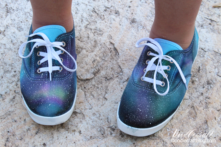 Tie Dye Galaxy Canvas Shoes Diy Star Wars Week