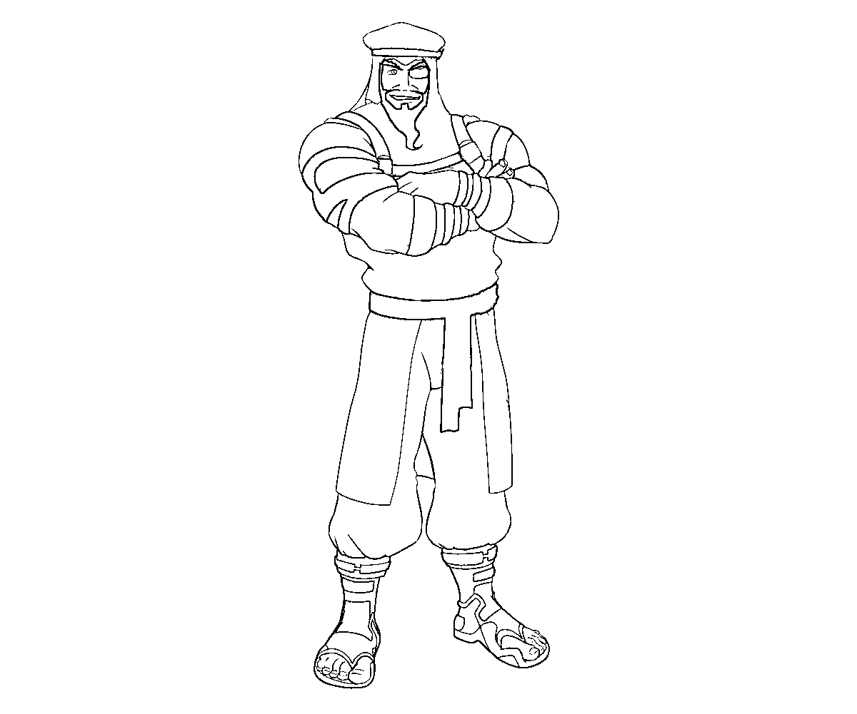 Street Fighter V Coloring Pages | Yumiko Fujiwara