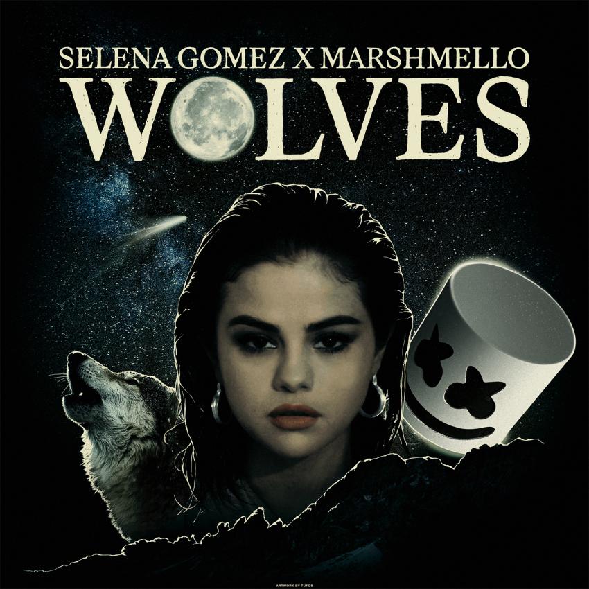 Marshmello wolves. Selena Gomez Wolves. Вольф Гомес. Лари Гомес волк.