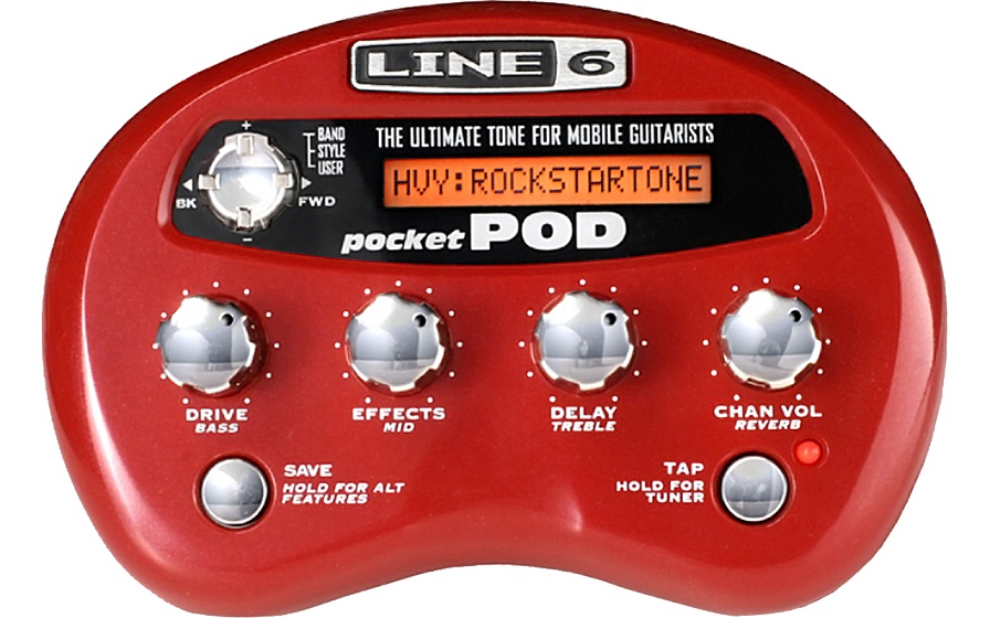 JL Guitar Collection Line 6 POD Series Guitar Effects Pocket POD