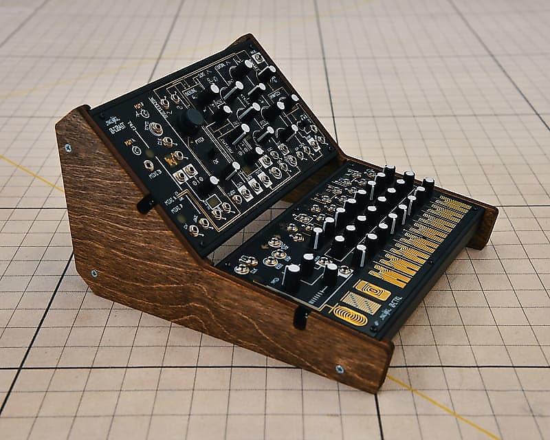 MATRIXSYNTH: Make Noise 0-Coast, 0-Ctrl and wooden stand with felt dust ...