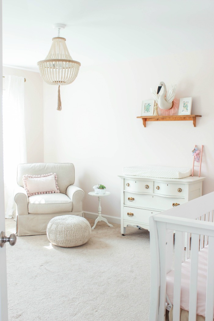 blush pink nursery