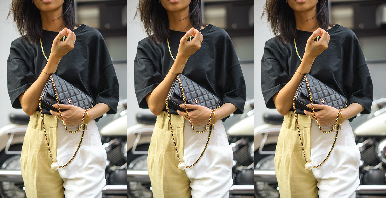 Neutral outfit details, color-blocked pants outfit ideas, After Quarter-Life / 082019 - August Superpost on life after 25, outfits and travels by Van Le / FOREVERVANNY.com