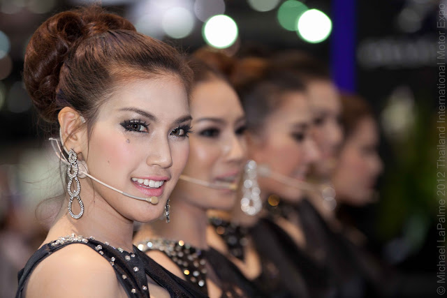 Bangkok Motorshow Pretty มอเตอร์โชว์ พริตตี้ © 2012 Michael LaPalme