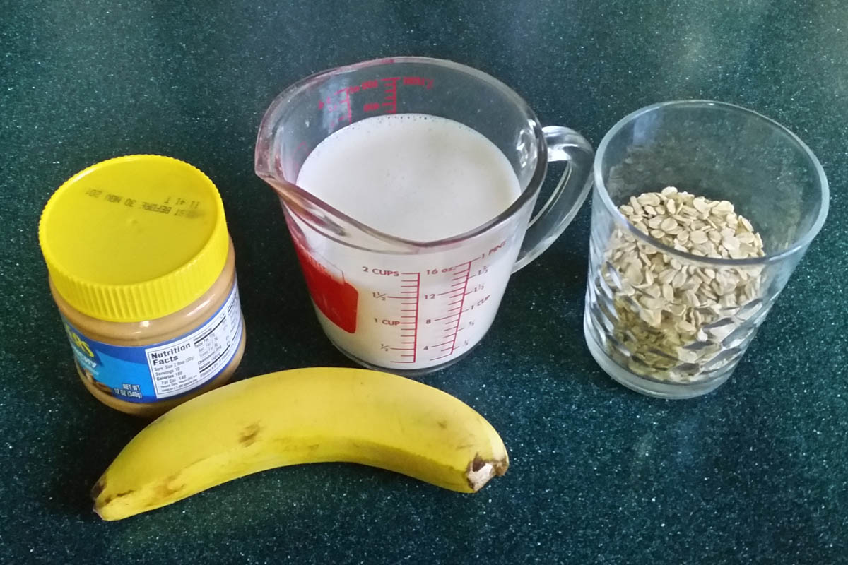 Homemade BananaOatmeal Meal Replacement Shake What Smells So Good?