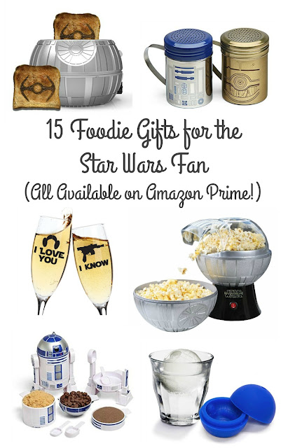 Whether you are a huge Star Wars fan yourself or you happen to have one on your holiday gift list this year, you are going to love this collection of 15 foodie gifts for the Star Wars fan.
