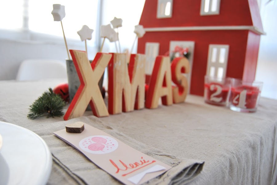 mesa de Navidad para niños