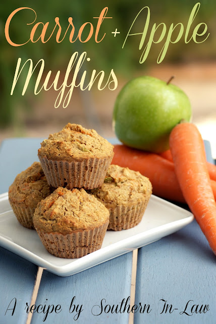 Healthy Carrot and Apple Muffins - Clean Eating Recipe