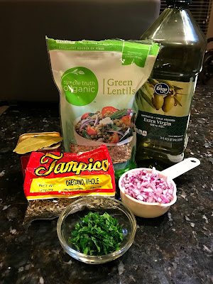 Ingredients for Lentil Filling for Lentil Tacos
