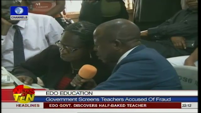 edo state primary teacher unable to read