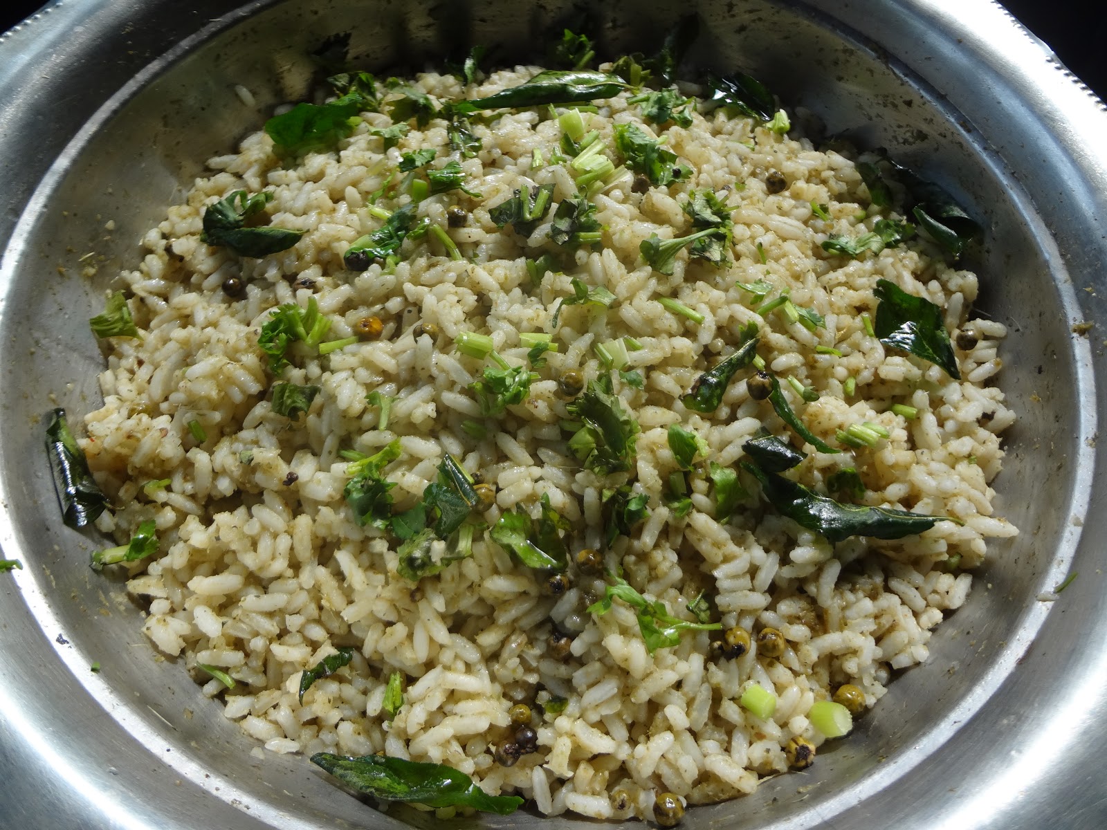 Suma's Recipes Green rice