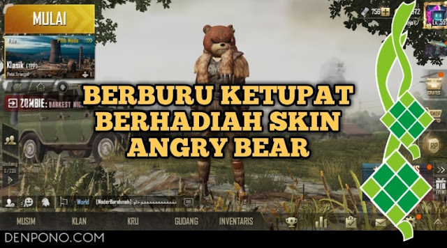 Cara Mudah Mendapatkan Skin Angry Bear di PUBG Mobile