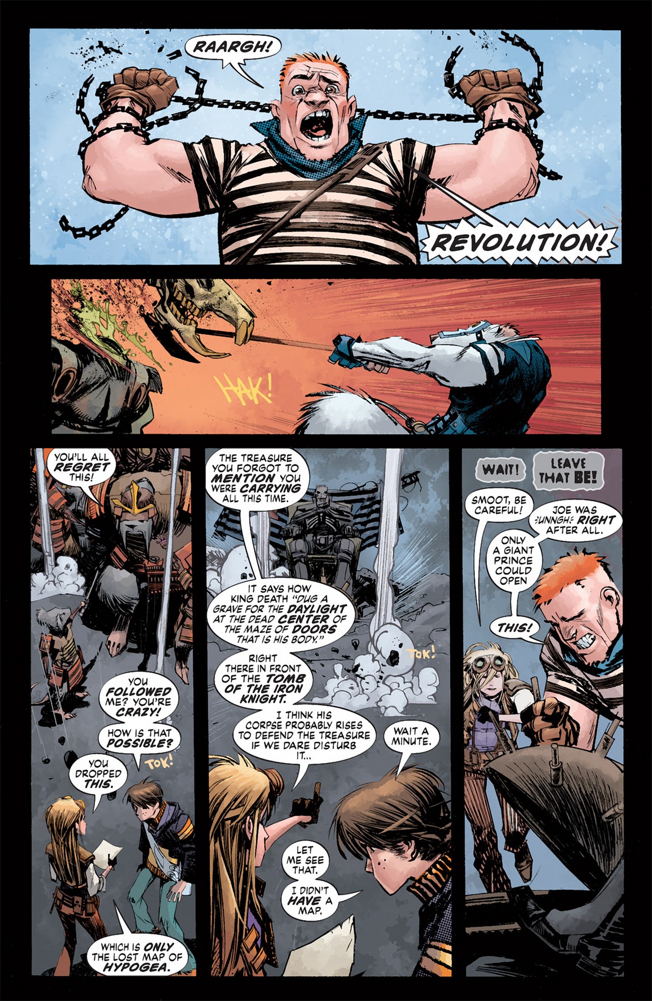 Read online Joe the Barbarian comic -  Issue #8 - 16