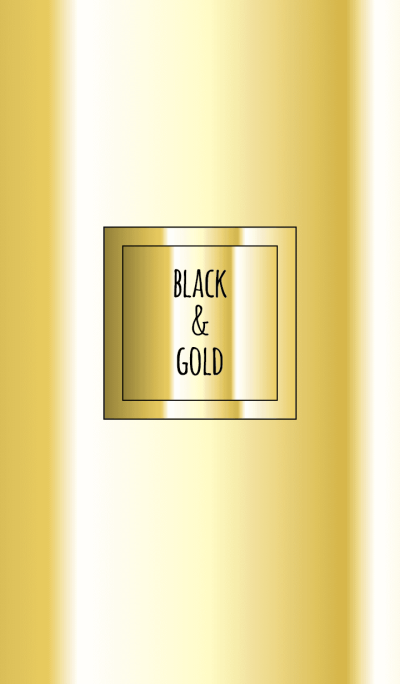 Black & Gold / Line Square