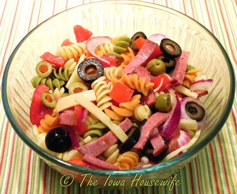 The Iowa Housewife Delistyle Pasta Salad