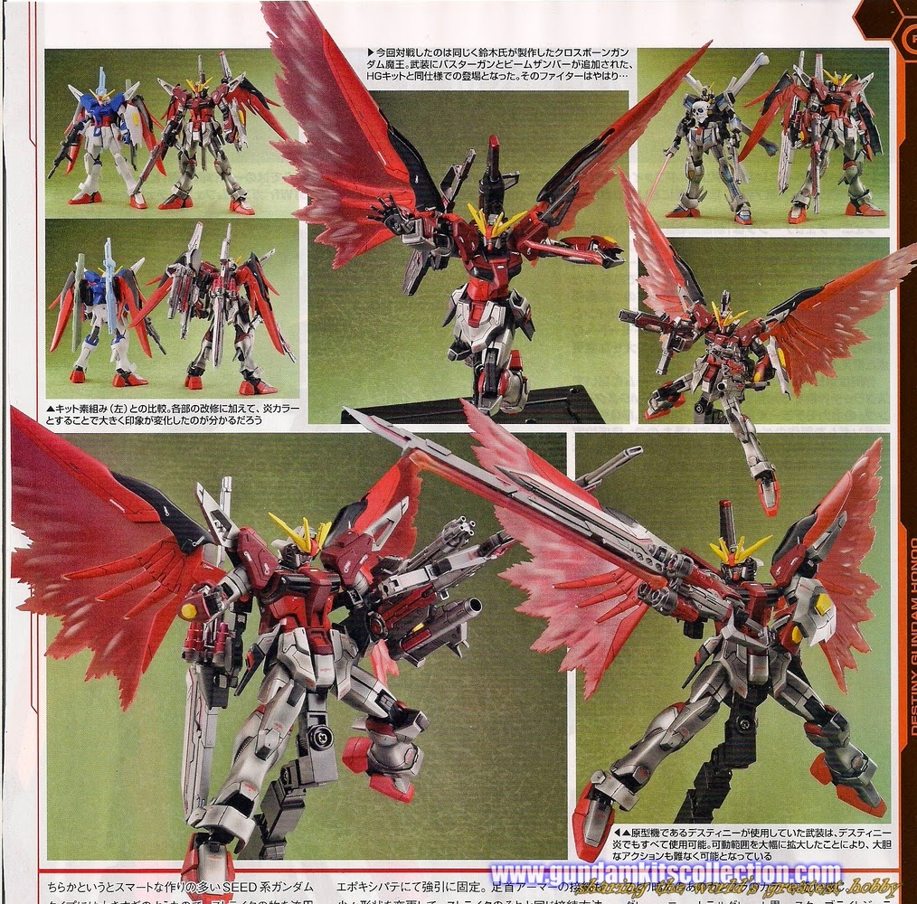 1 144 Destiny Gundam Honoo Custom Build Gundam Kits Collection News And Reviews