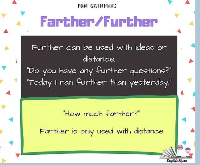 "Further" or "Farther" What's the difference?