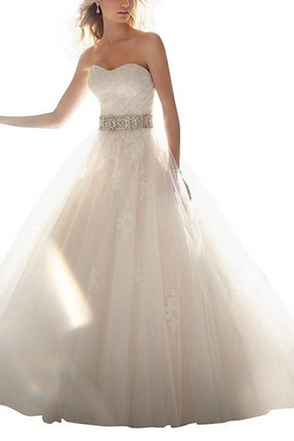Ivory organza Wedding dress